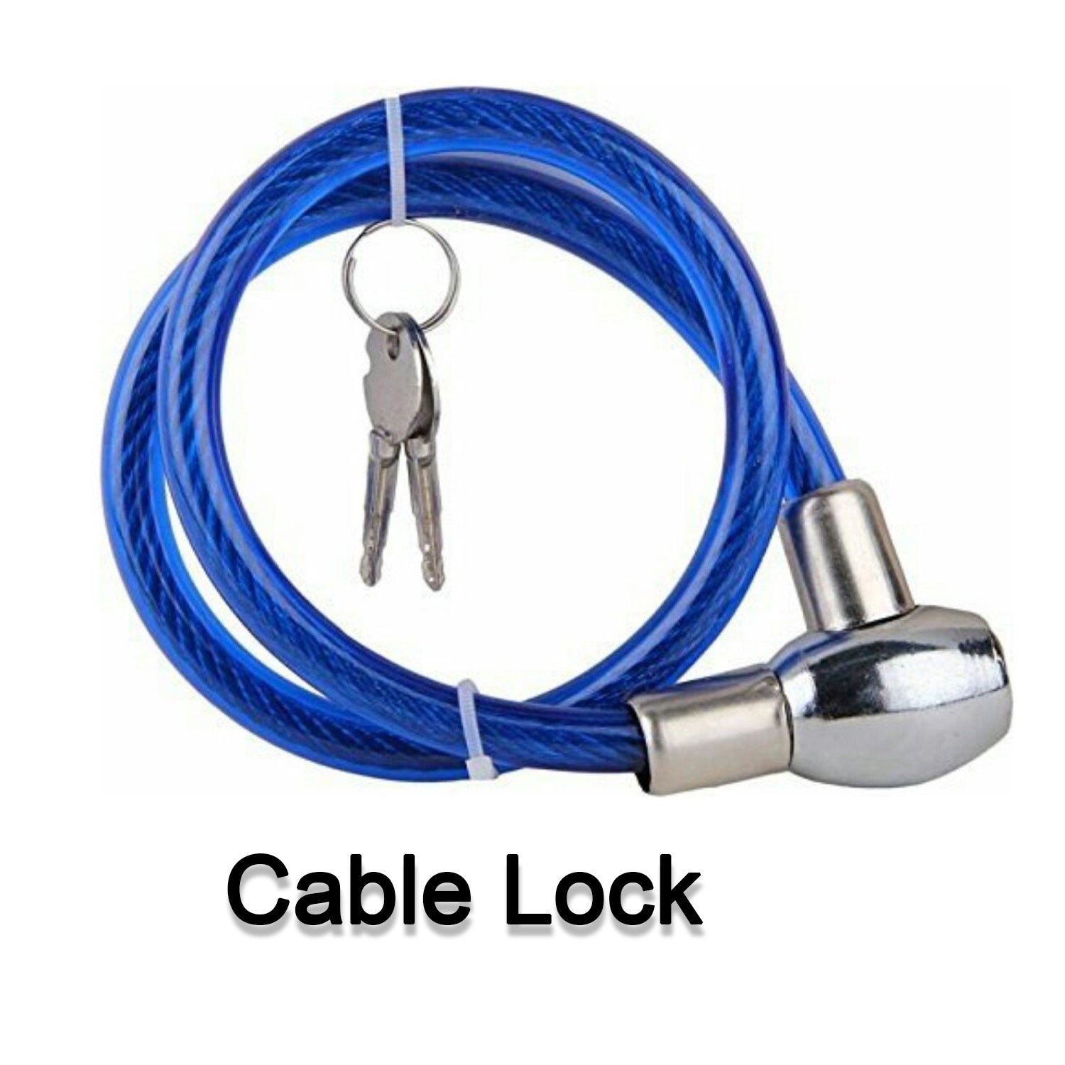 0228A Multipurpose Cable Lock for Bike, Luggage, Steel Keylock, Anti-Theft DeoDap 0228A Multipurpose Cable Lock for Bike, Luggage, Steel Keylock, Anti-Theft DeoDap